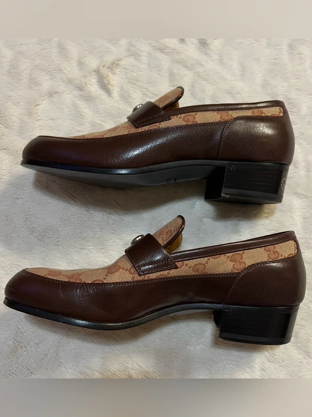 Gucci Monogram LOGO jacquard loafer, UK 5